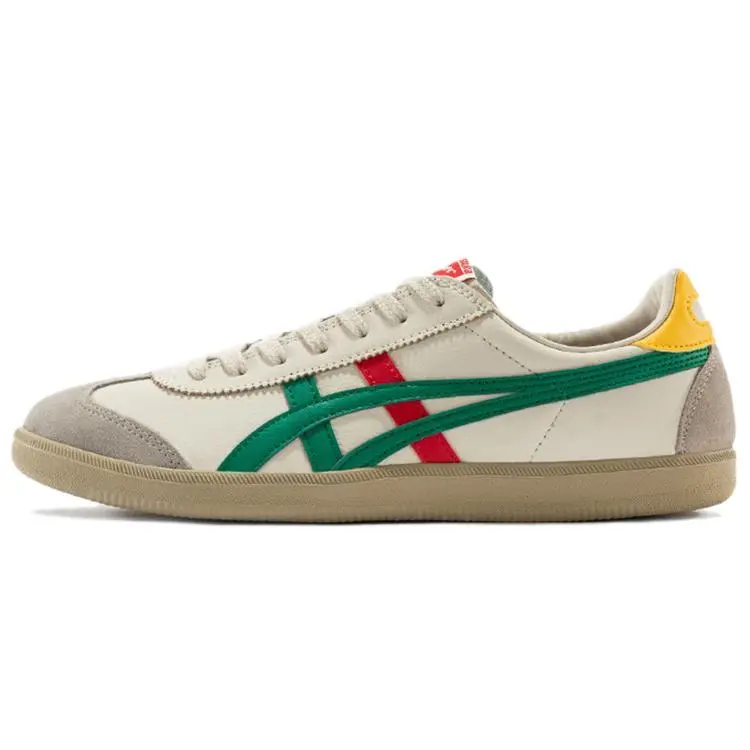 Onitsuka Tiger Tokuten White Beige Red Green Retro Durable Non-slip Low Top Skate Shoes Unisex 1183C095-200