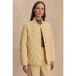 Luca Quilted Jacket- Reed Yellow