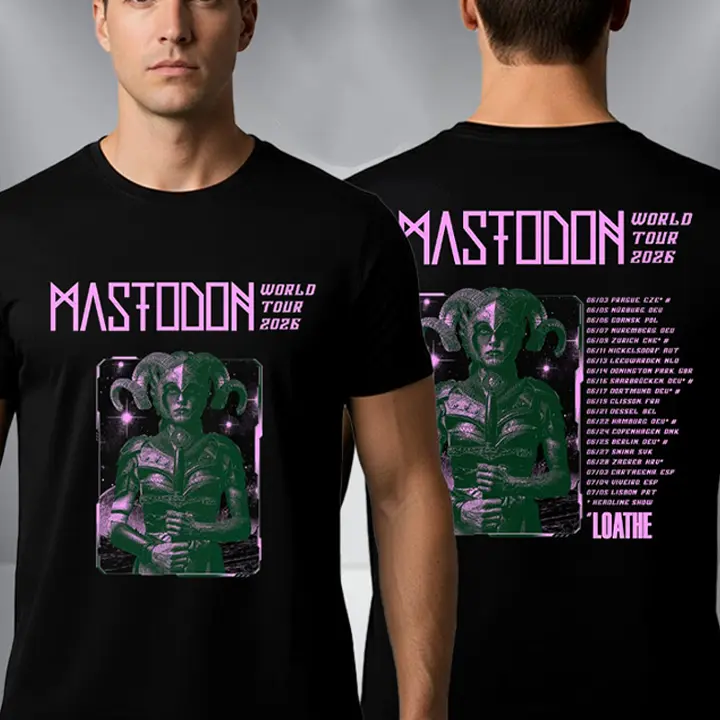 Mastodon Tour 2026 Vintage Progressive Metal Graphic Tee Once More Round The Sun Oblivion Fan Collection Shirt HY5613