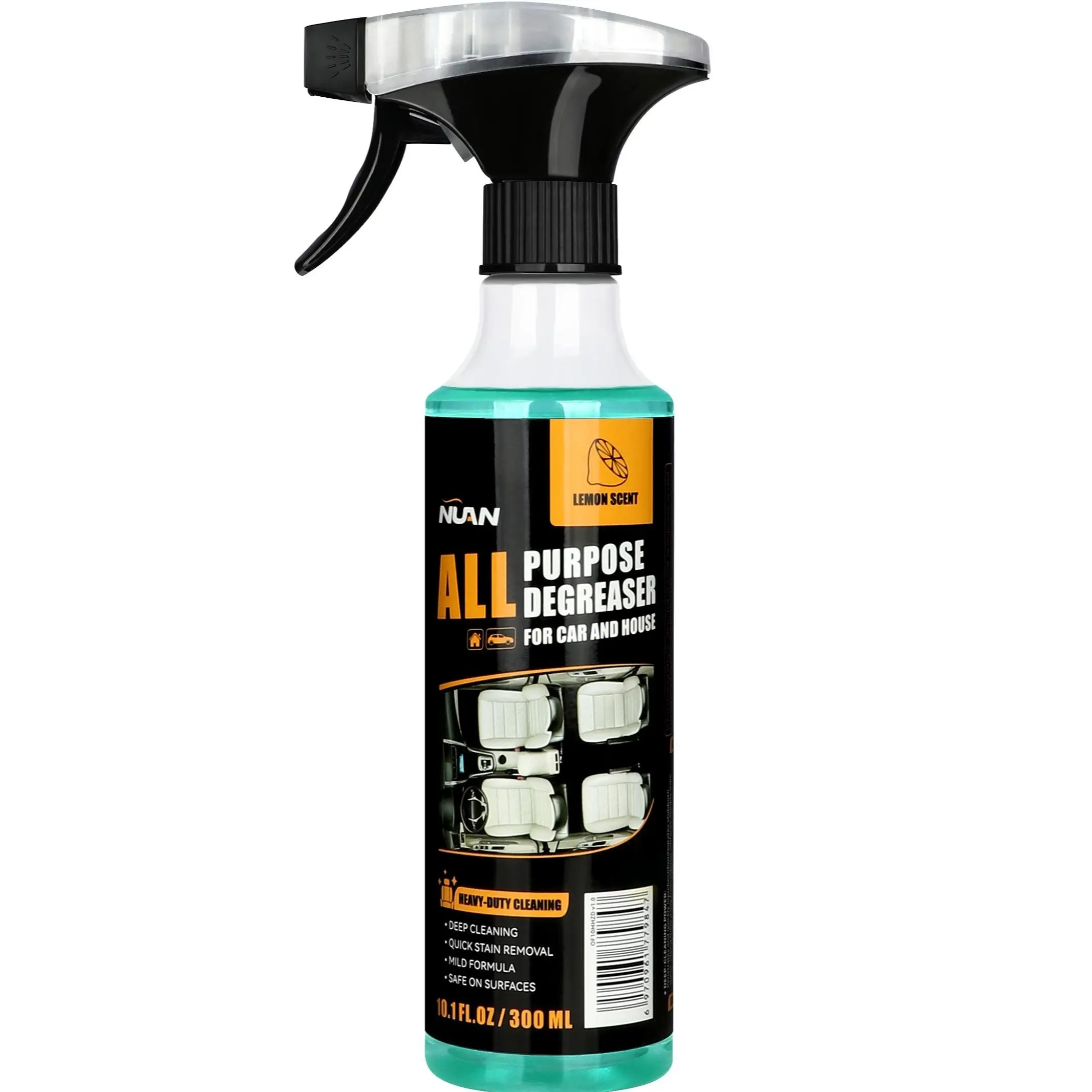 NUAN Multi-Use Car Cleaning Spray, Car Detailing Product for Interior & Exterior Daily Care, Stain Remover for Deep Clean
