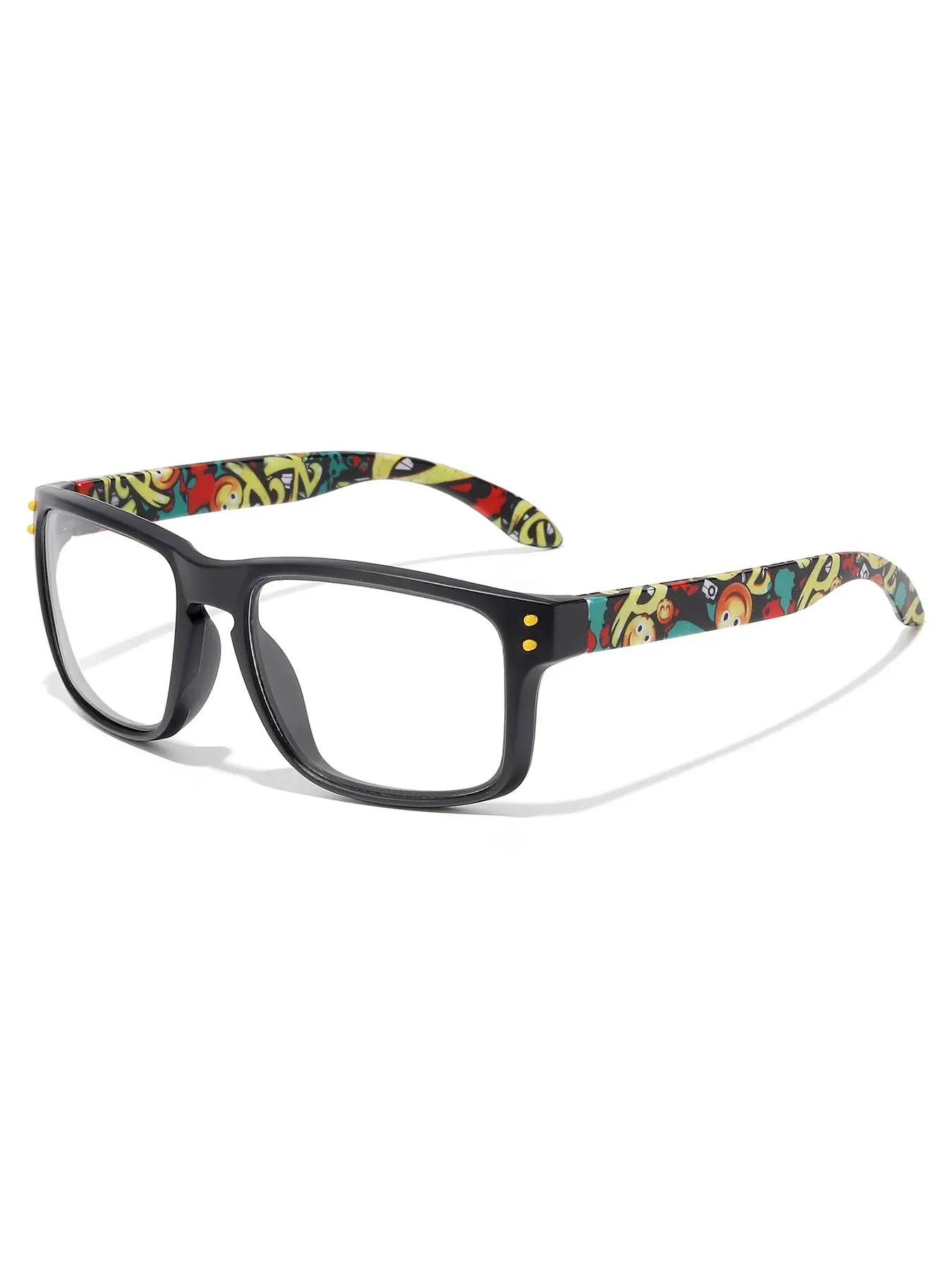 Classic Photochromic Sunglasses, Fashion UV Protection Glasses, Retro Square Frame, Comfortable for Daily Use, Perfect for Outdoor Activities
