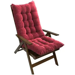 Rocking Chair Cushion, Tufted High Back Seat Cushion, Dining Chair Back Cushions, Chair Pads for Indoor Outdoor Home, Kitchen, Desk Chair, Dining Chairs