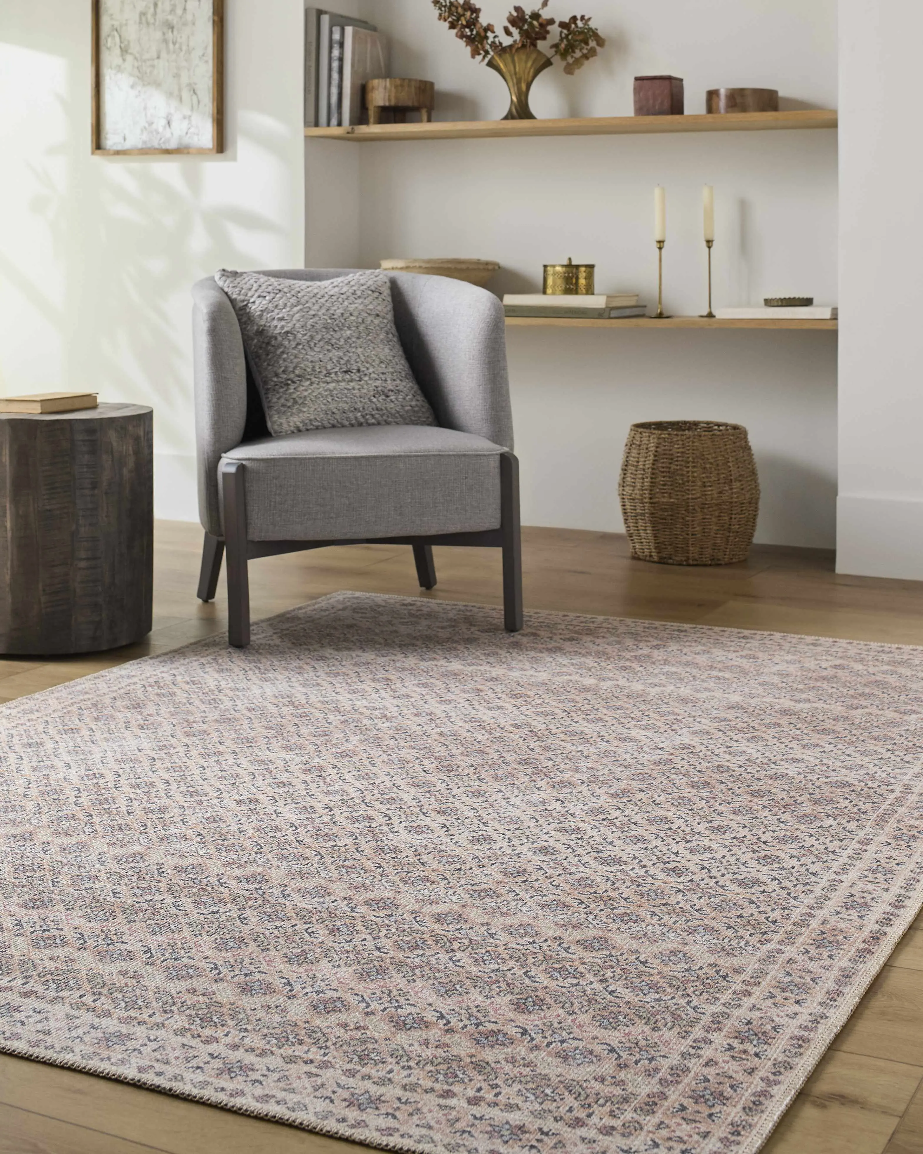 Azalee Polyester Hallway Runner Rug - Machine Washable, Lightweight, Stain Resistant, High Traffic Suitable for Living Room Use, Machine Washable Rug