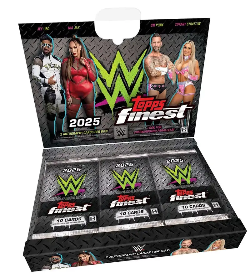 2025 Topps Finest WWE Hobby Trading Cards