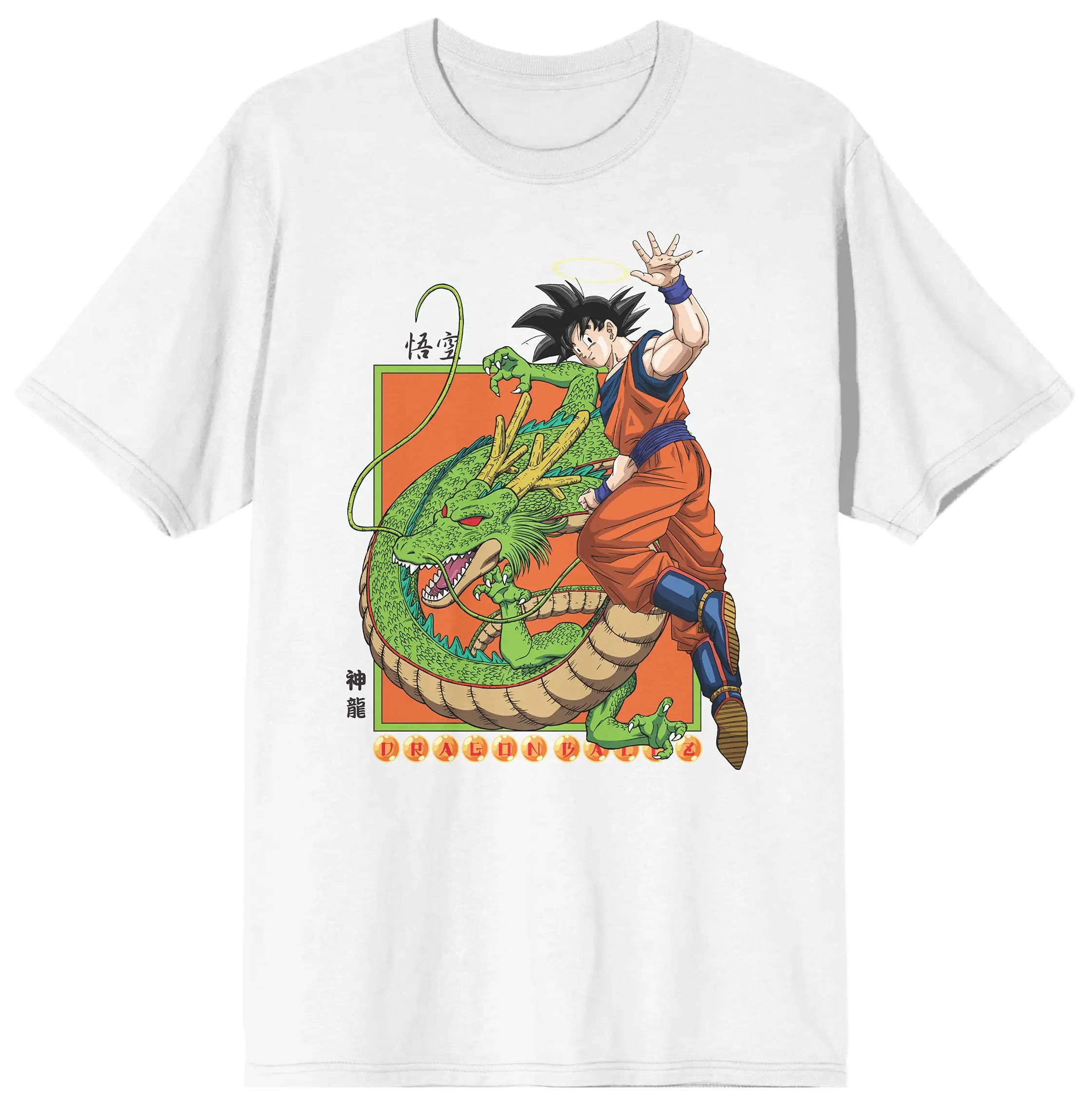 Dragon Ball Z Goku Men's White Graphic Unisex Tee