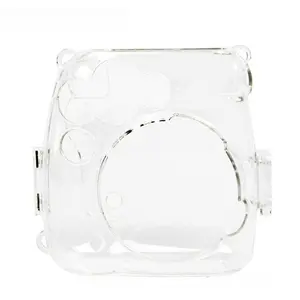 Transparent crystal protective case suitable for Polaroid mini8/8+/9 cameras, Polaroid case with string, well-fitted, no LOGO - single protective case