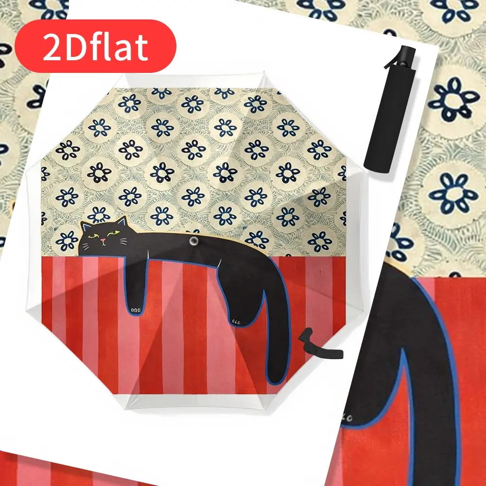 1 Floral Pattern Auto Open/Close Portable Folding Umbrella for Travel, Daily Use, and Formal Events – Compact Luxury Umbrella with Durable Frame, Outdoor Accessory for Fashion Enthusiasts 0805084