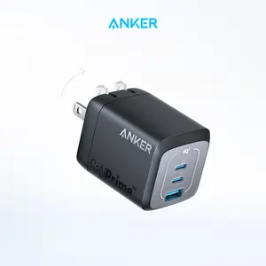 Anker Prime 67W USB-C Charger, 3-Port Compact PPS with GaN, For MacBook, Pixelbook, iPad, iPhone 15 Pro, Apple Watch, and More