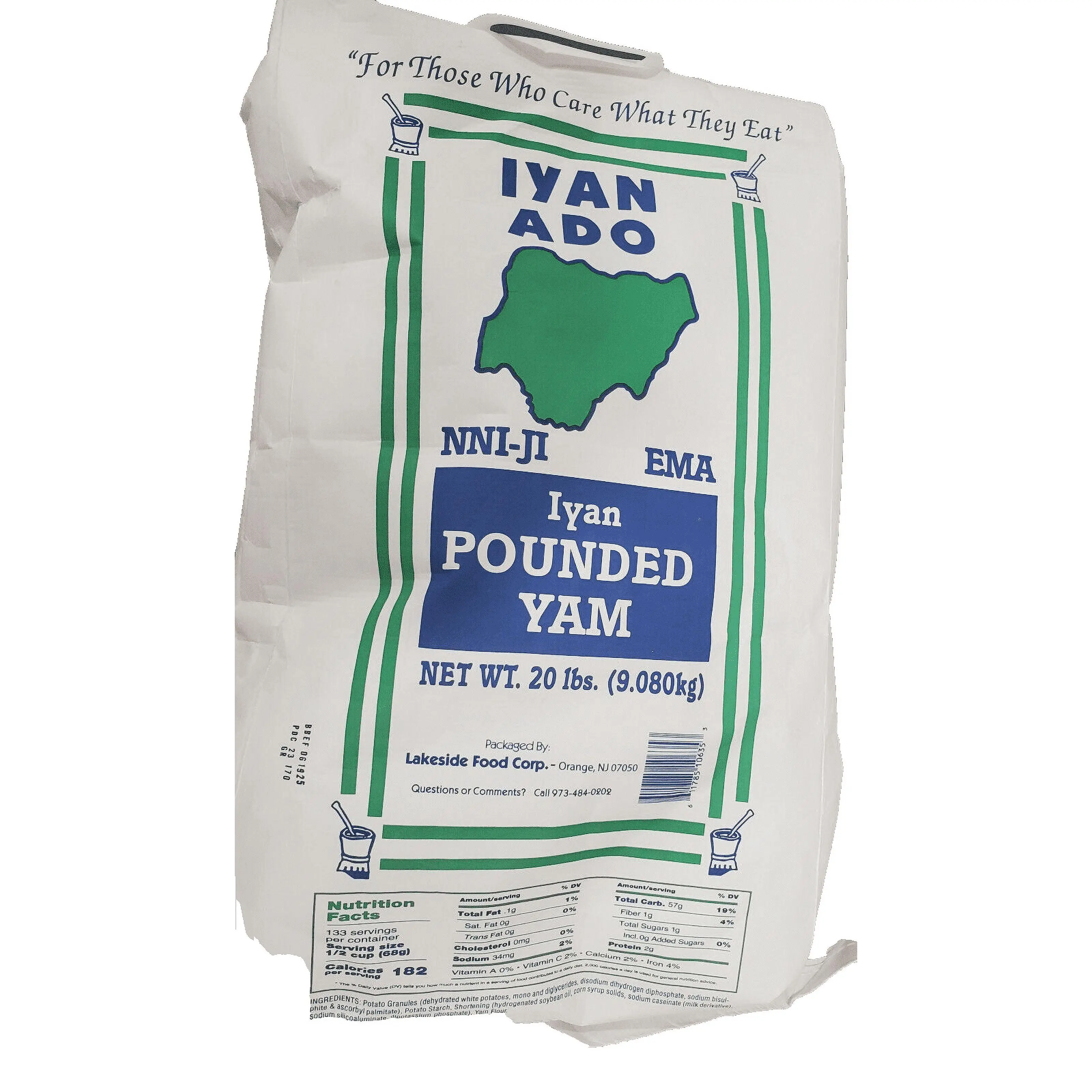 Pounded Yam Powder Iyan Ado 20 lbs
