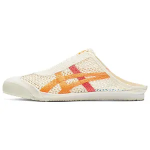 Onitsuka Tiger Mexico 66 Sabot Unisex Mesh Slip-On Sandals with Anti-Slip Rubber Sole Trending Shoes, House White Official Shoes to Get / Maison Mihara Verifiable, with credentials and supporting global authentication
