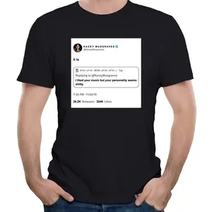 Kacey Musgraves Retweets Music Lover Shirt with Attitude Tshirt Casual Cotton Top Womenswear