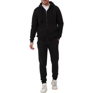 Men's Tracksuits Casual 2 Piece Sweatsuit For Men Full Zip Up Hoodies And Sweatpant Set Jogging Suits Sets