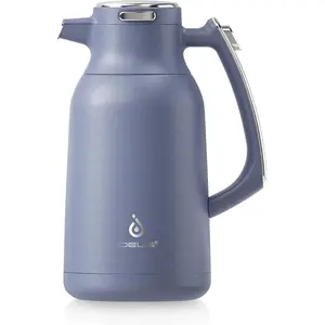 IDEUS Thermal Coffee Carafe 68oz (2,000ml), Stainless Steel Double Wall Insulate