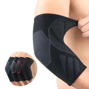 Elbow Compression Sleeve (1 Pair) Arm Support Brace for Sports, Gym, Weightlifting & Daily Activities for Men & Women