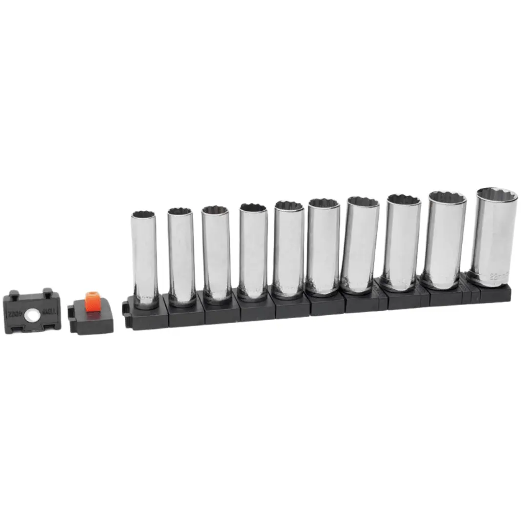Pro Socket Organizers with 1/2 Inch Sockets