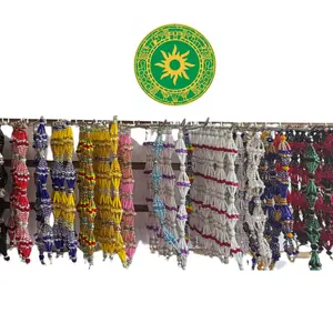 Ilde de Masitos Beaded Bracelet - Set of 6 Colorful Beads with Various Designs and Charms