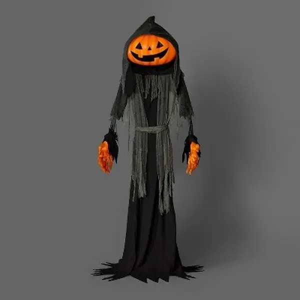8' Light and Sound Pumpkin Halloween Ghoul - Hyde & EEK! Boutique