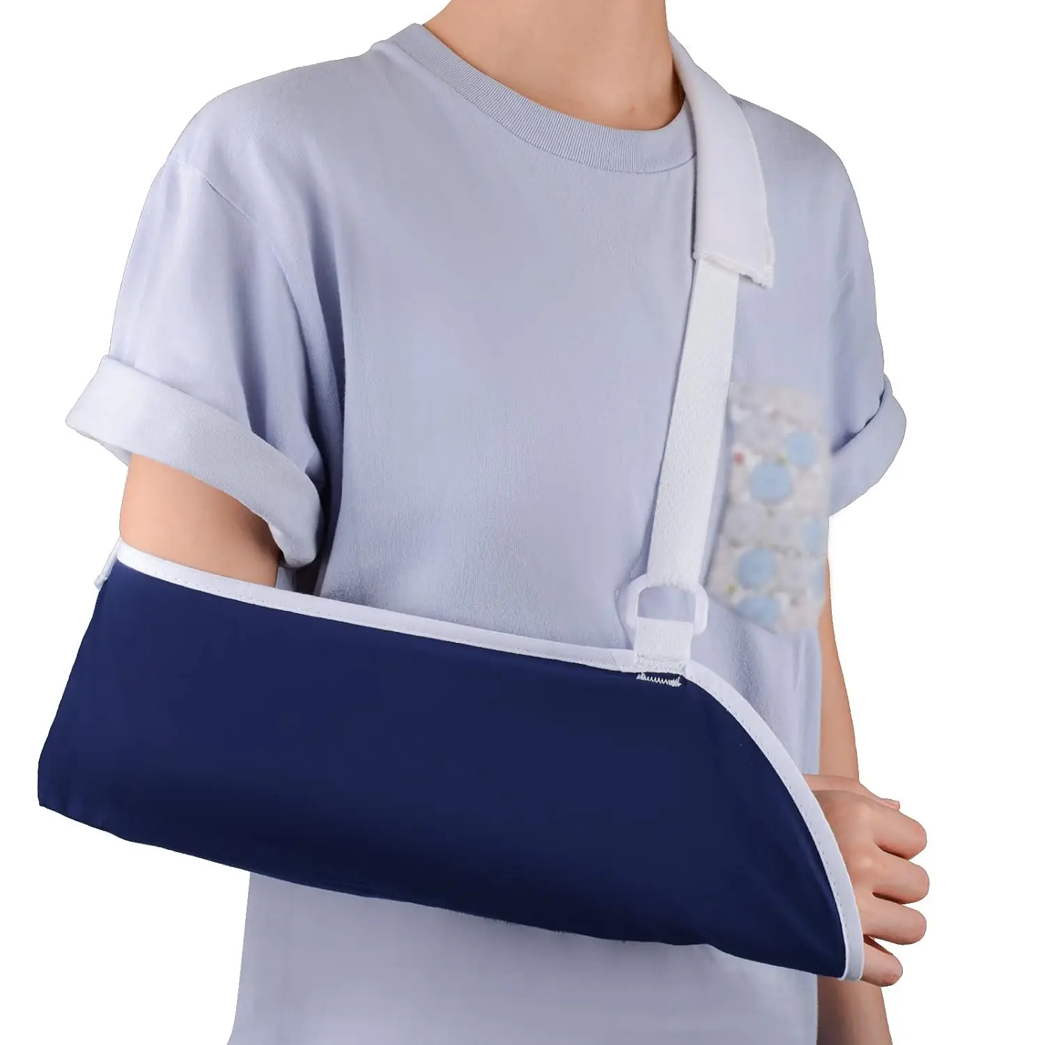 Arm Sling for Shoulder, Elbow, Wrist Injuries, Arm Sling Suitable for Teenagers with Lightweight and Breathable - Small Size