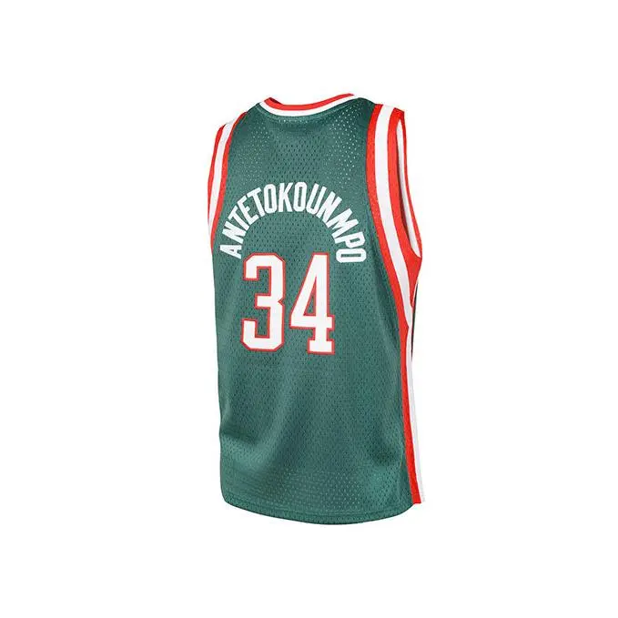 Youth Mitchell & Ness HWC '13 Giannis Antetokounmpo Milwaukee Bucks Swingman jersey