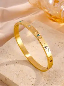 New Arrival Rhinestone Sun Glasses Fashion Stainless Steel Bracelet for Women, Elegant Minimalist Bangle, Versatile Skin-Friendly Material, Long-Term Wear Comfortable