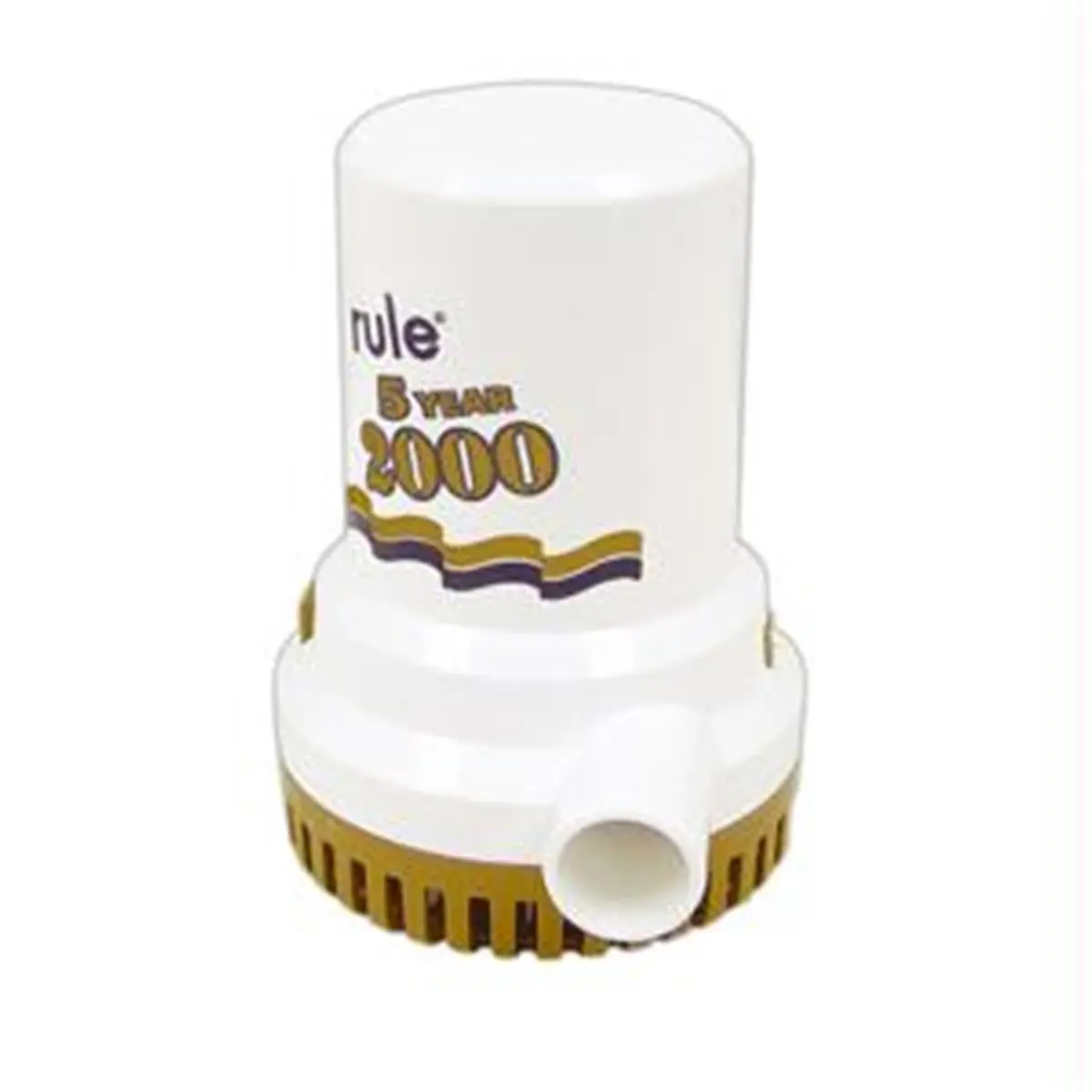 212 MAIN Gold Series Submersible Water Pump, High-Capacity Rule 2000 G.P.H. Bilge Pump, Submersible Water Pumps