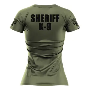 [SHERIFF K9] Women's Performance Shirt [GRNK/BLK]