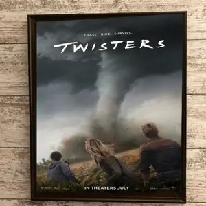 2024 Promo Poster Print "Twisters" Film
