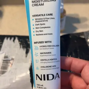 Product Review of NIDA Youthful Formula Ultimate Moisturizing Cream (100mL) / Collagen, Niacinamide, Centella Asiatica, Hyaluronic Acid / Wrinkles, Dark Spots, Skincare Hydrating Daily Moisturizer Moisture Hydrate from 🍁**️