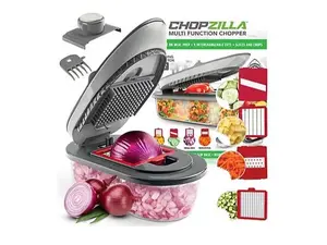Chopzilla Multi-Function Food Chopper - 4 Interchangeable Cuts
