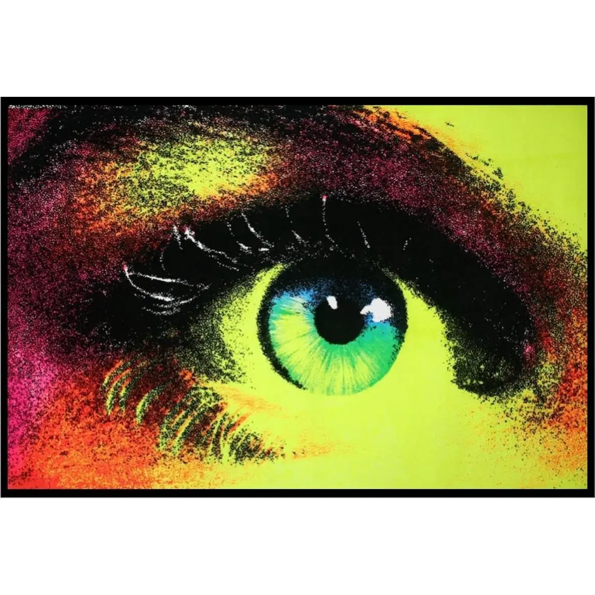 Eye Blacklight Blacklight Poster Size 23X35