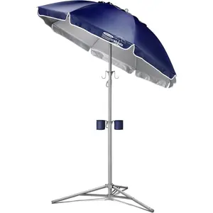 Ultimate portable sun shade umbrella lightweight adjustable instant sun protection navy