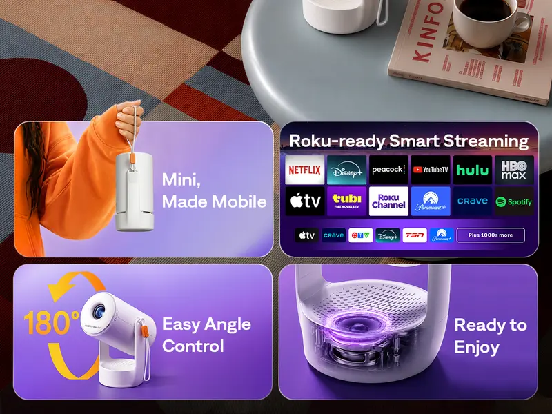 Portability, streaming, stand and sound overview