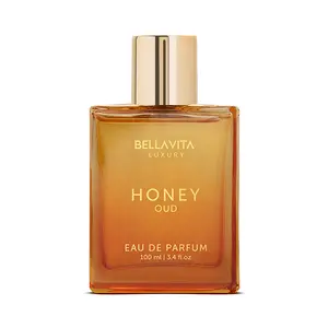 Bella Vita Luxury's Honey Oud | Eau de Parfum 100ml (3.4 fl oz) | Patchouli, Vanilla, Bergamot | Floral & Spicy | Made with Clean & Vegan Essentials Oils | Cruelty Free Fragrance Perfume
