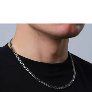S925 Cuban Chain 6MM Pure Solid Silver 925 Casual Formal Wear Classic Jewelry Timeless Elegance