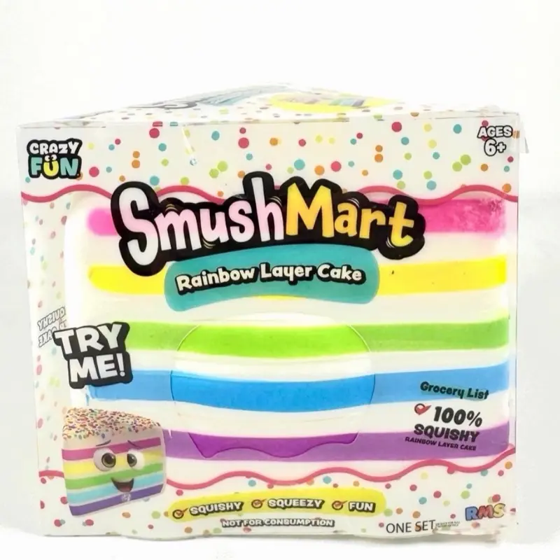 Classic Novelty Unisex Cake Squishy - Satisfying Soft Squishy Fidget, Stress Relief Toy for Toys & Hobbies Collection