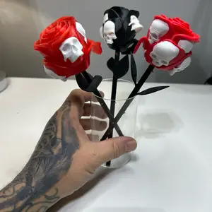 Billy Hooper's Forbidden Rose 3D Printed Blood Red Figurine - Available in Multiple Colors
