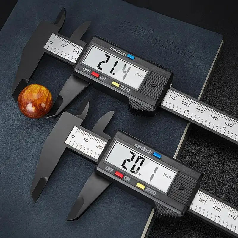 Digital Caliper Measuring Tool, Electronic Micrometer Caliper, Micrometer Ruler with Large LCD Screen, Hand Measuring Tool for Home & Office