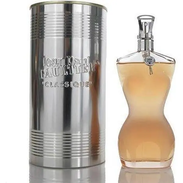 Jean Paul Gaultier Classique Women's Eau de Toilette, 3.4 oz - Floral Perfume with Citrus, Fruity Vanilla, Ginger & Star Aniseed, Floral Scents Perfume, Gift Ideas For Women, Orchid Iris, Rose, Orange Flowers, Vanilla Scents, Signature Scent