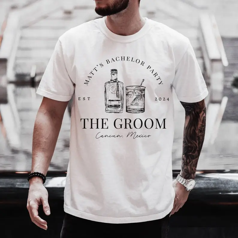 Bachelor Party Shirts, Groomsmen Shirts, Funny Bachelor Gifts Shirt, Custom Bachelor Party Shirt, Wedding Party Shirts, Men Shirts, Funny Bachelor Shirt, Bachelor Shirt, Gift for Him, Gift for Her