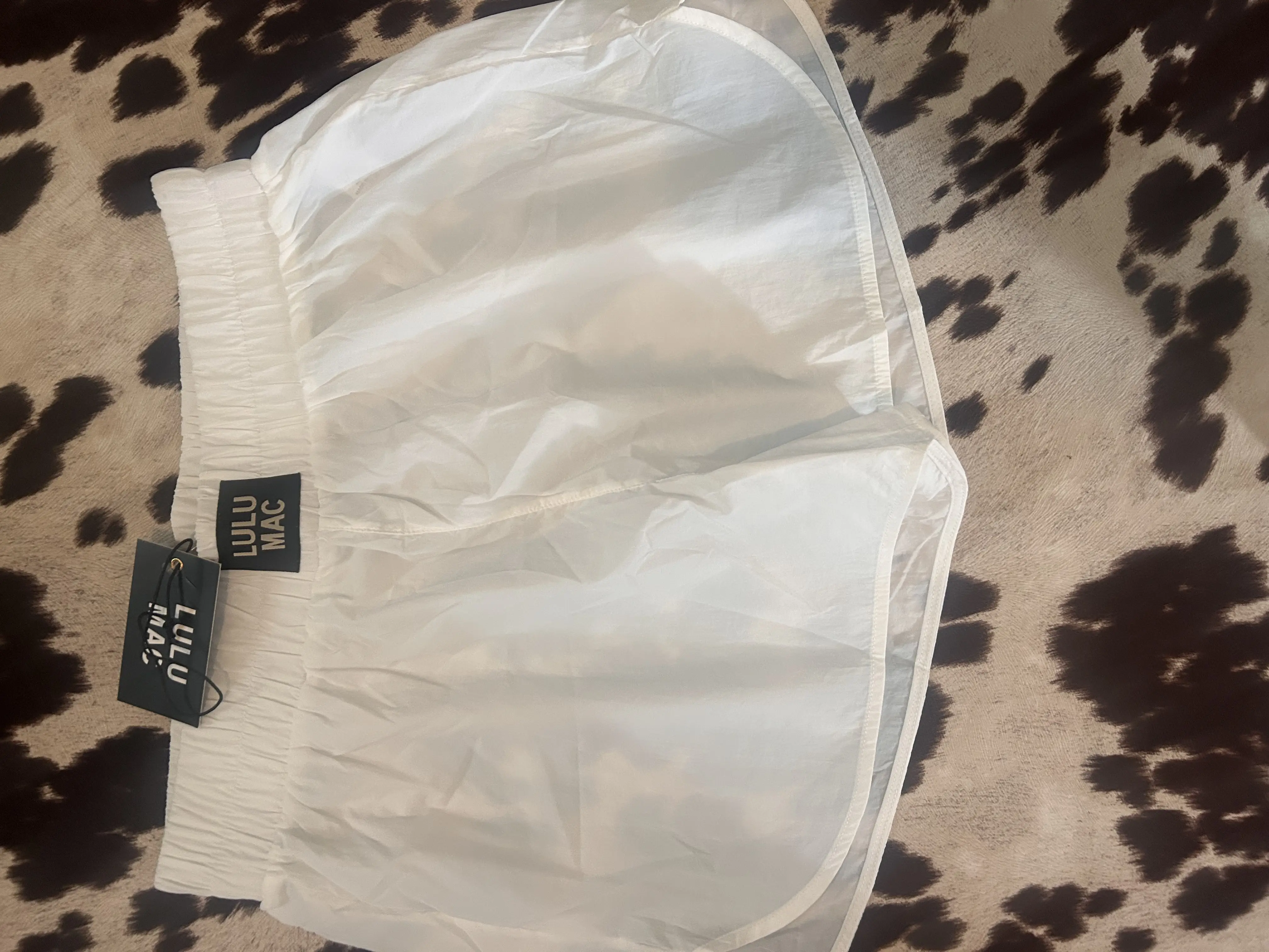 White Lulu Mac Shorts