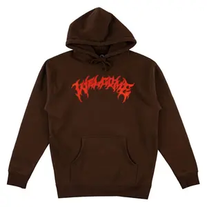Welcome Skateboards Hoodie Barb Brown/Red