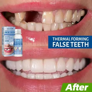 1pCs EELHOE Moldable Dental GelDenturesTemporary Fillings Cavities andTeeth FillingsTemporary Tooth FillingDenture Kit Oral falsehome teeth