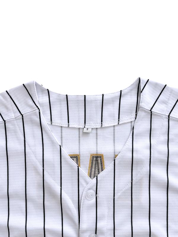 Hooligans 'Mars' 24K Baseball Jersey Men White Red Embroidery Festival Shirts Gift Party S~3XL