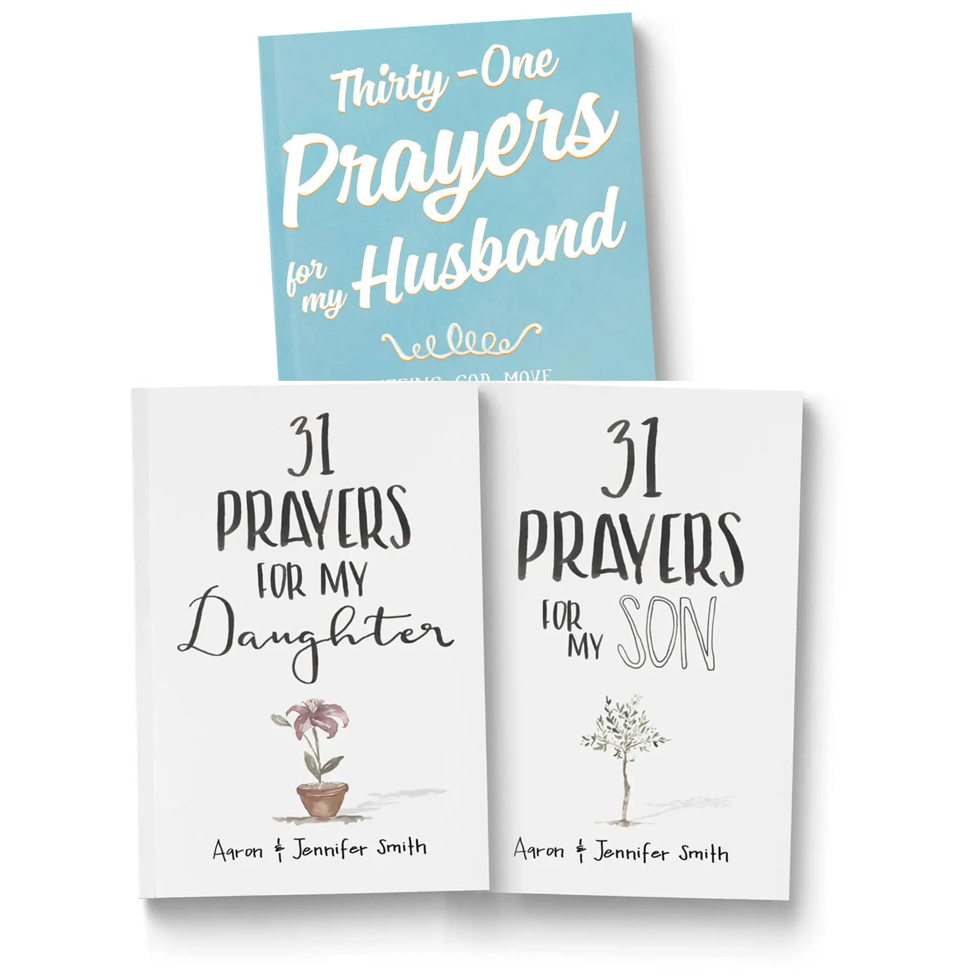 Smith Family Resources 31 Prayers For My Husband Son & Daughter 3 Book Bundle Grow Faith Strengthen Family Bond Spiritual Warfare Focus