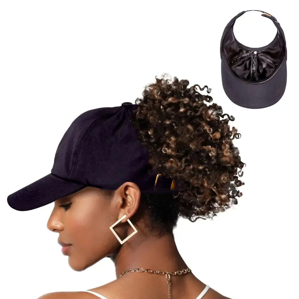 Arria Adjustable Satin Lined Backless Baseball Cap Arria Adjustable Satin Lined Backless Baseball Cap