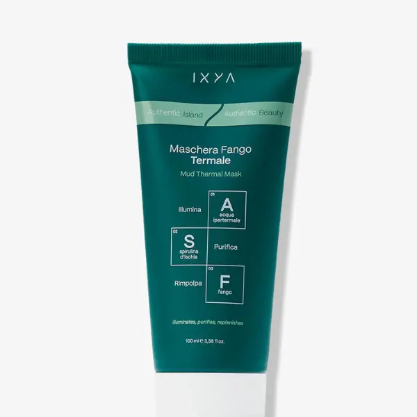 Pure Element Thermal Mud Mask by IXYA - Detoxifying and Revitalizing Face Mask - Skincare, Clay