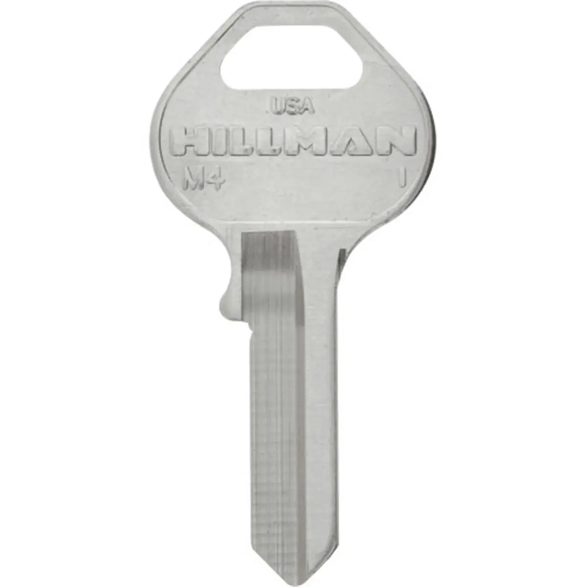 Hillman Group M4 85182 Master Padlock Key Blank - 10-Count Pack for Keyed Padlocks, Padlock Keyed Padlocks