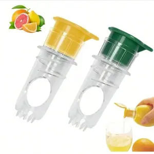 [Buy 1 Get 1 Free]-Lemon Squeezer 2025 New Screw Top Manual Citrus Juicer Portable Lemon Juicer With Lid Handheld Lemon Press Ideals Cocktails Drinks And Cooking