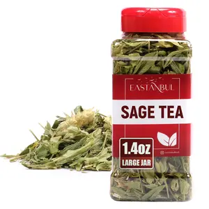 [July 4th Sale] Eastanbul Sage Leaves, Dried Sage Leaf, Salvia Tea, Sage Tea, 1.41oz Herbal Infused Natural Tea