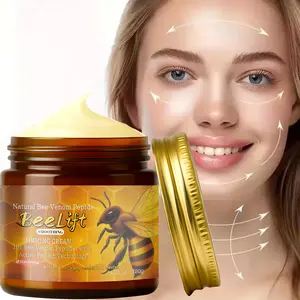 Instant Face Lift Cream of Super Bee Venom Peptide Cream, Bee Vemon Instant Face Lift Cream - Tightens & Firms Light Beige, Smooths Fine Lines & Wrinkles, Alcohol-Free, Anti Aging Balm